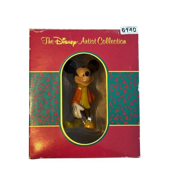 Disney Artist Collection Mickey Mouse A Christmas Carol Figure In Original Box - Picture 6 of 6